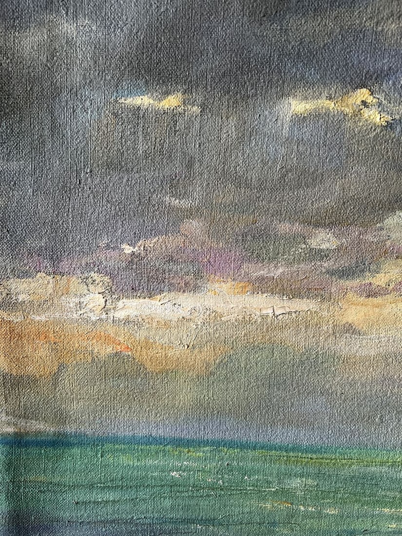 Oil painting Evening at sea V. Mishurovsky - 3