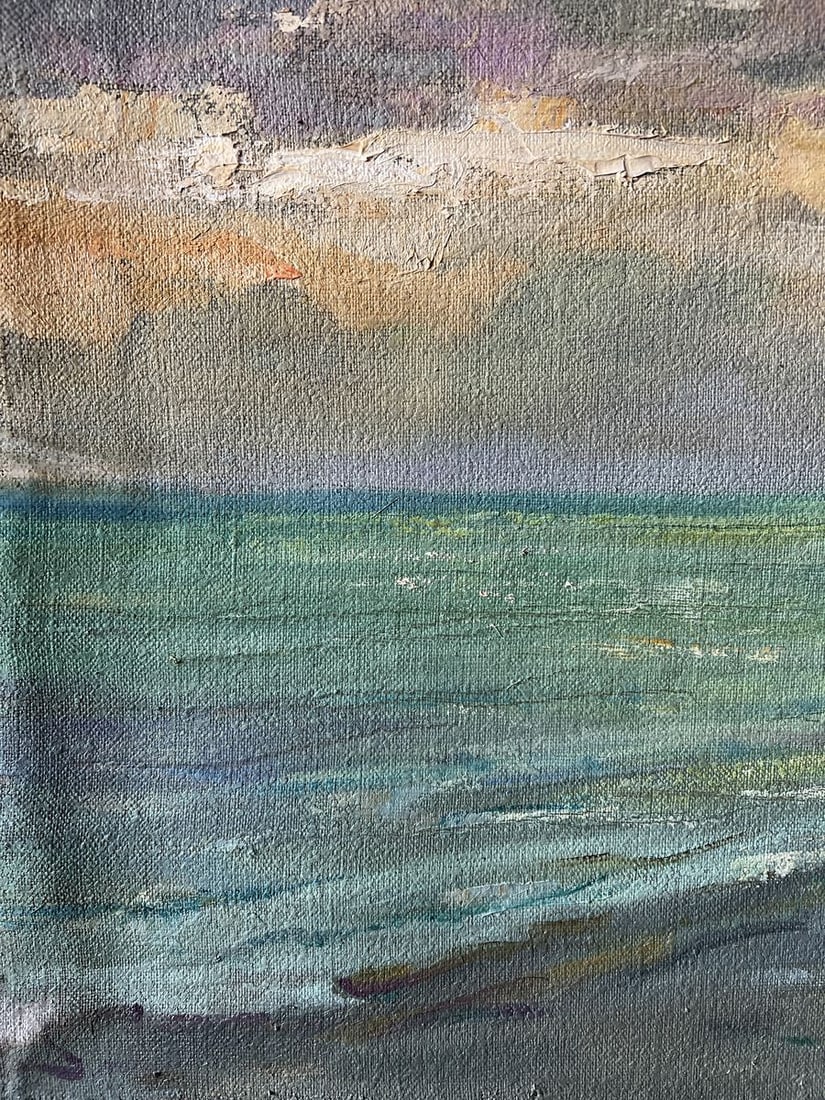 Oil painting Evening at sea V. Mishurovsky - 4