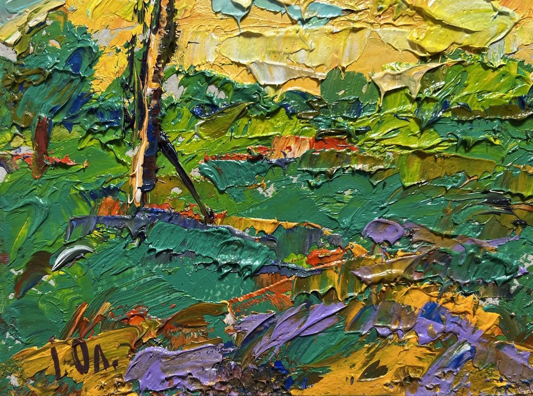 Oil painting Watch the bright sunset Alex Kalenyuk - 9