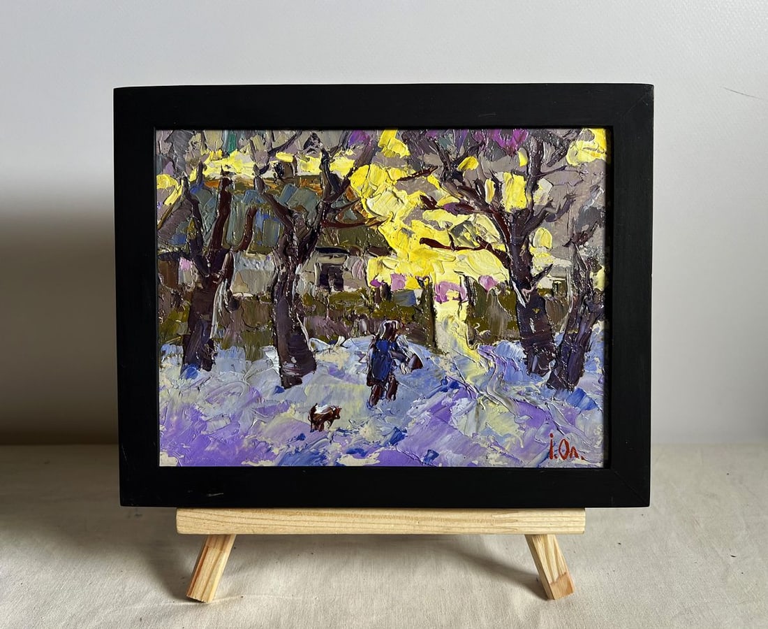 Oil painting Over the evening Alex Kalenyuk (1 of 10)
