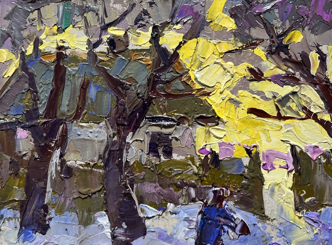 Oil painting Over the evening Alex Kalenyuk - 6