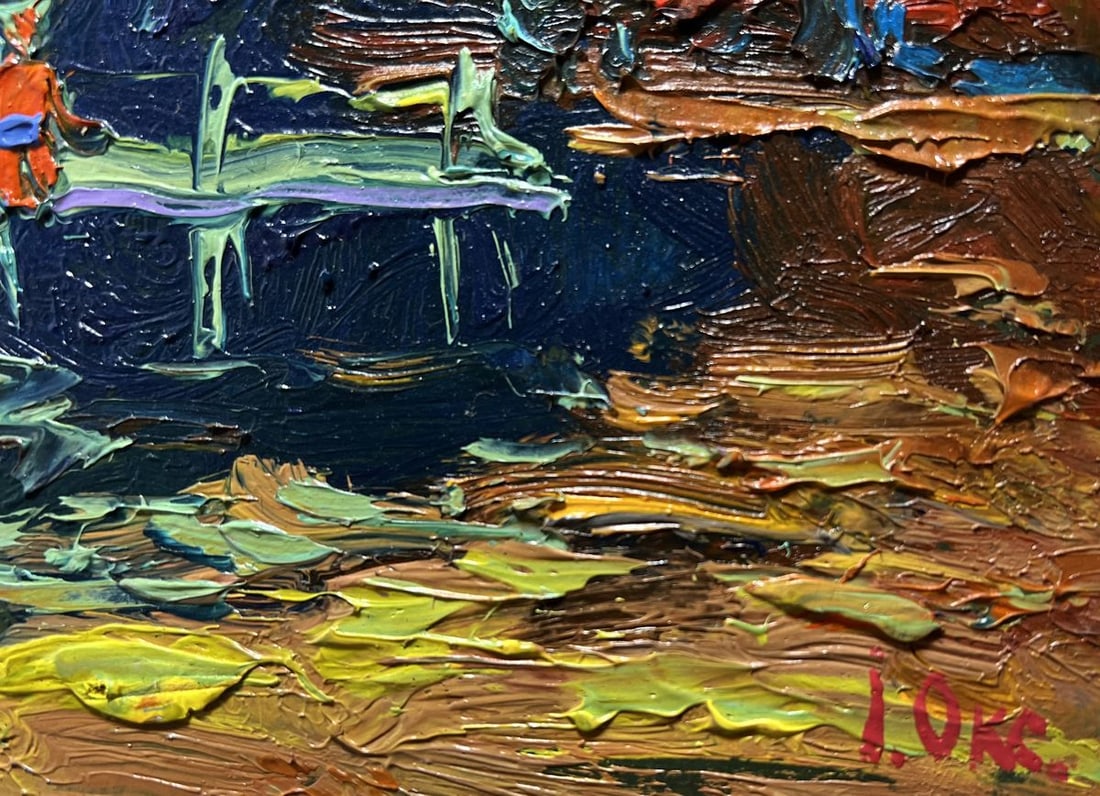 Oil painting The last rays of the sun Oksana Kalenyuk - 9
