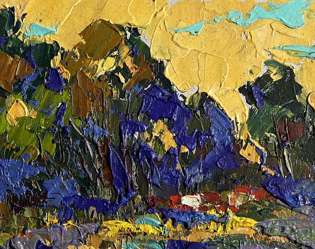 Oil painting Golden autumn evening Alex Kalenyuk - 8