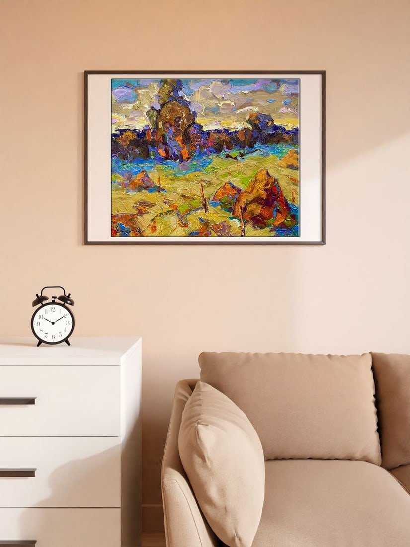 Oil painting Autumn steppe Alex Kalenyuk - 2