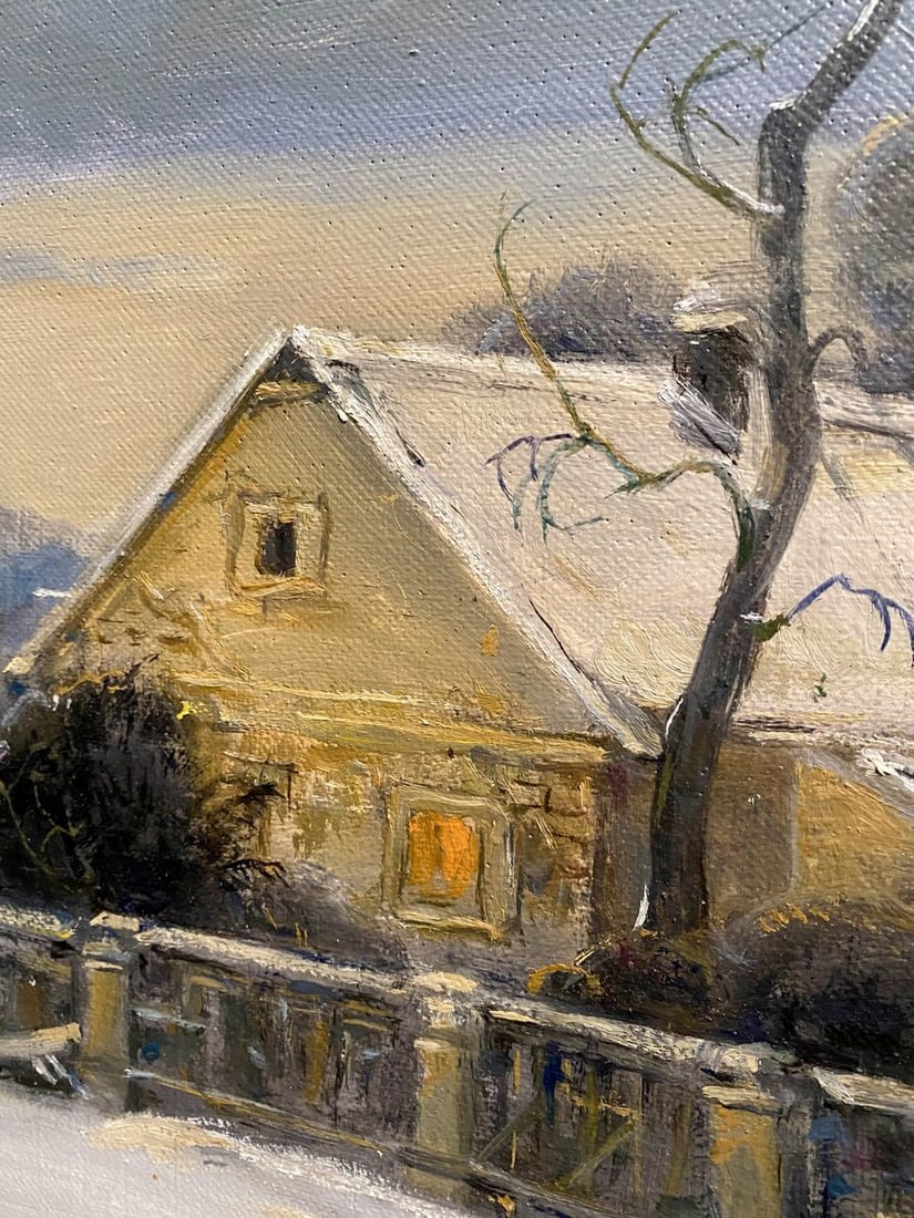 Oil painting March evening Litvinov Oleg Arkad'yevich - 8