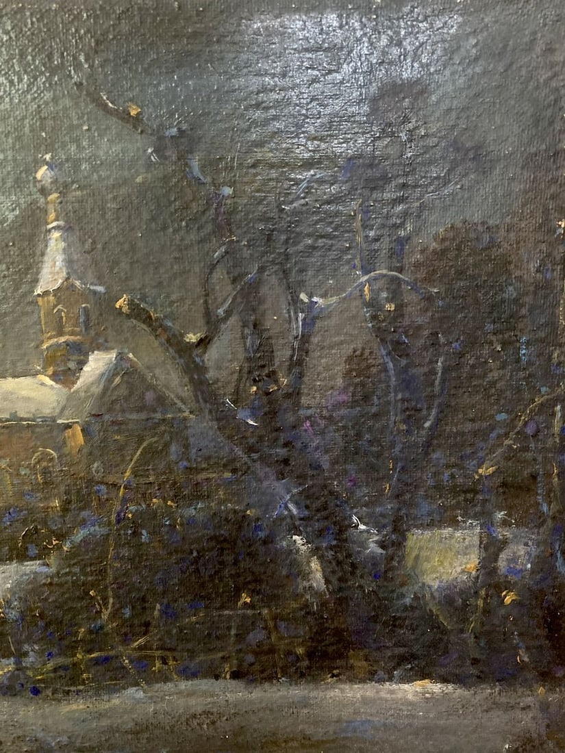 Oil painting Christmas night Litvinov Oleg Arkad'yevich - 2