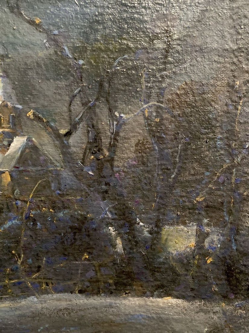 Oil painting Christmas night Litvinov Oleg Arkad'yevich - 3