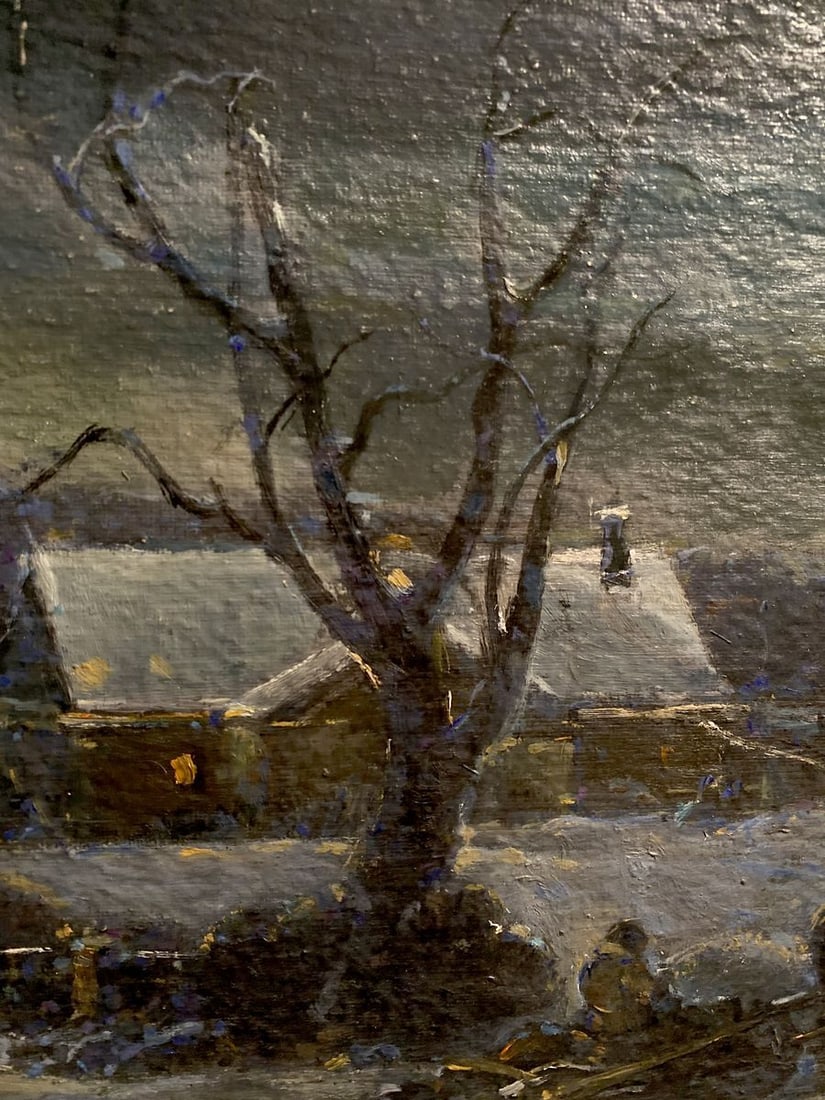 Oil painting Christmas night Litvinov Oleg Arkad'yevich - 6