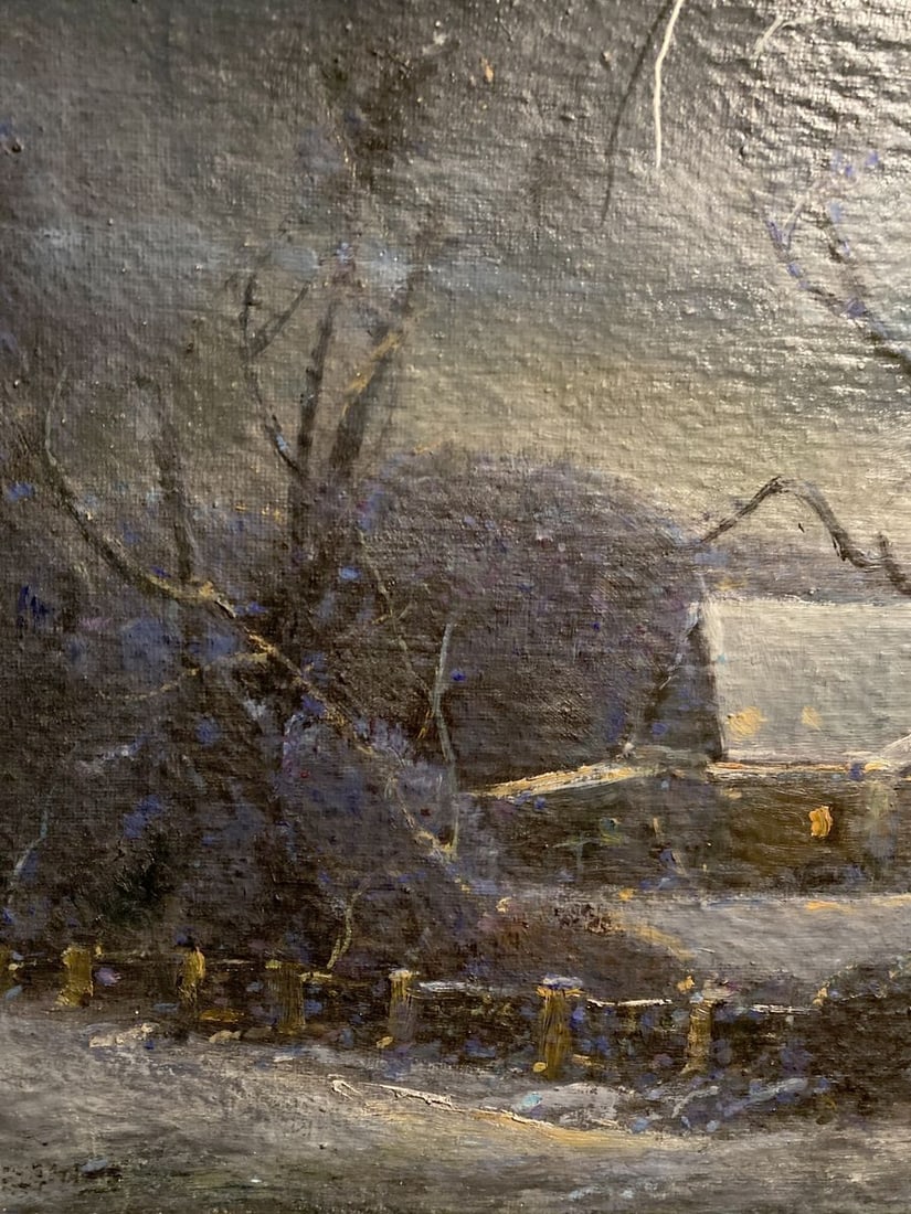 Oil painting Christmas night Litvinov Oleg Arkad'yevich - 7