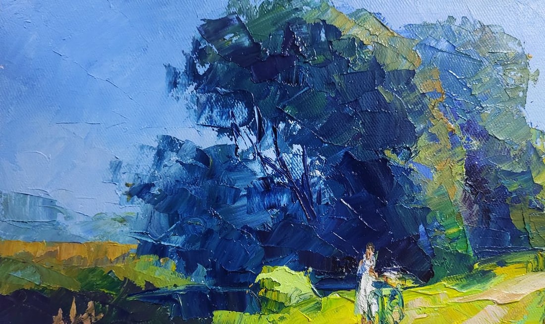 Oil painting A Fine Day in Nature Boris Serdyuk - 4