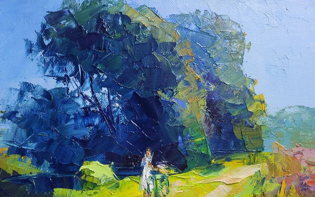 Oil painting A Fine Day in Nature Boris Serdyuk - 5
