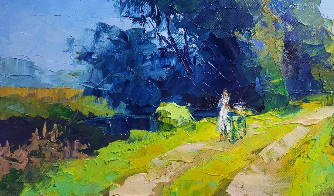 Oil painting A Fine Day in Nature Boris Serdyuk - 6