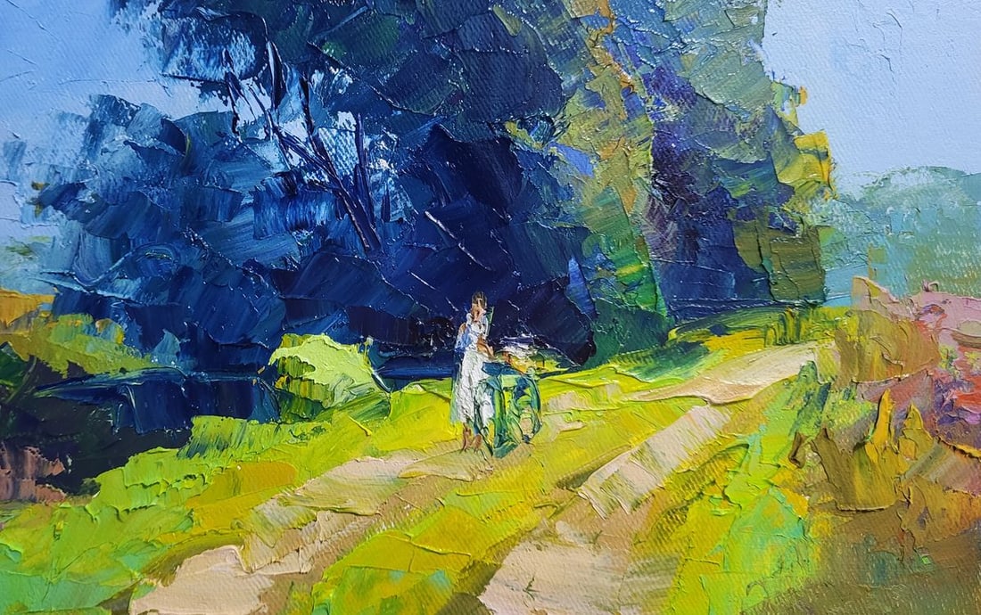 Oil painting A Fine Day in Nature Boris Serdyuk - 7