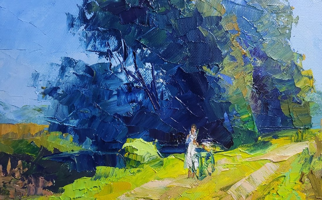 Oil painting A Fine Day in Nature Boris Serdyuk - 8