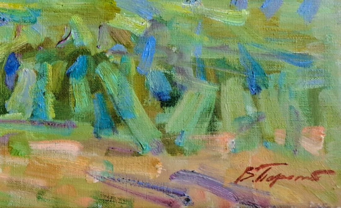 Oil painting Sunflower field Vyacheslav Pereta - 6