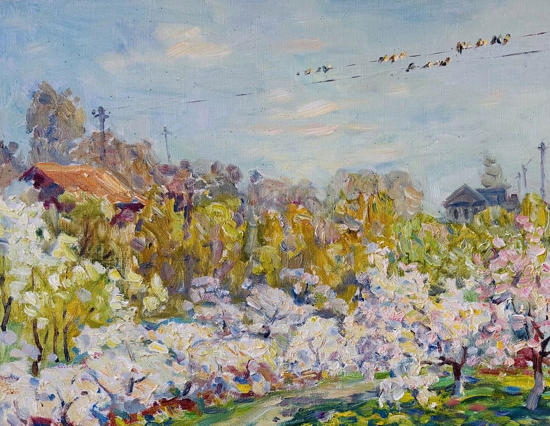 Oil painting Blooming May Ivan Kovalenko - 2