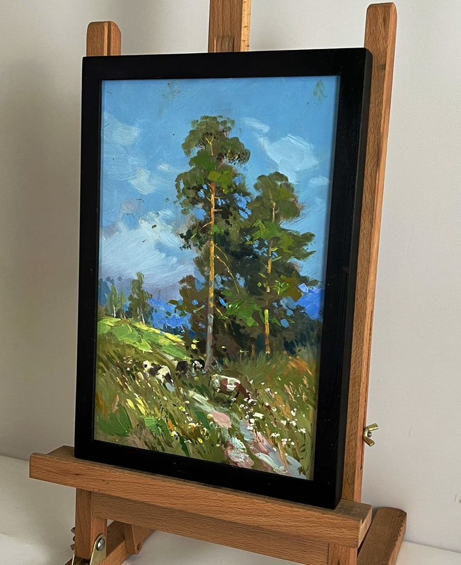 Oil painting Cows walking in nature Yuriy Suprunchuk - 2
