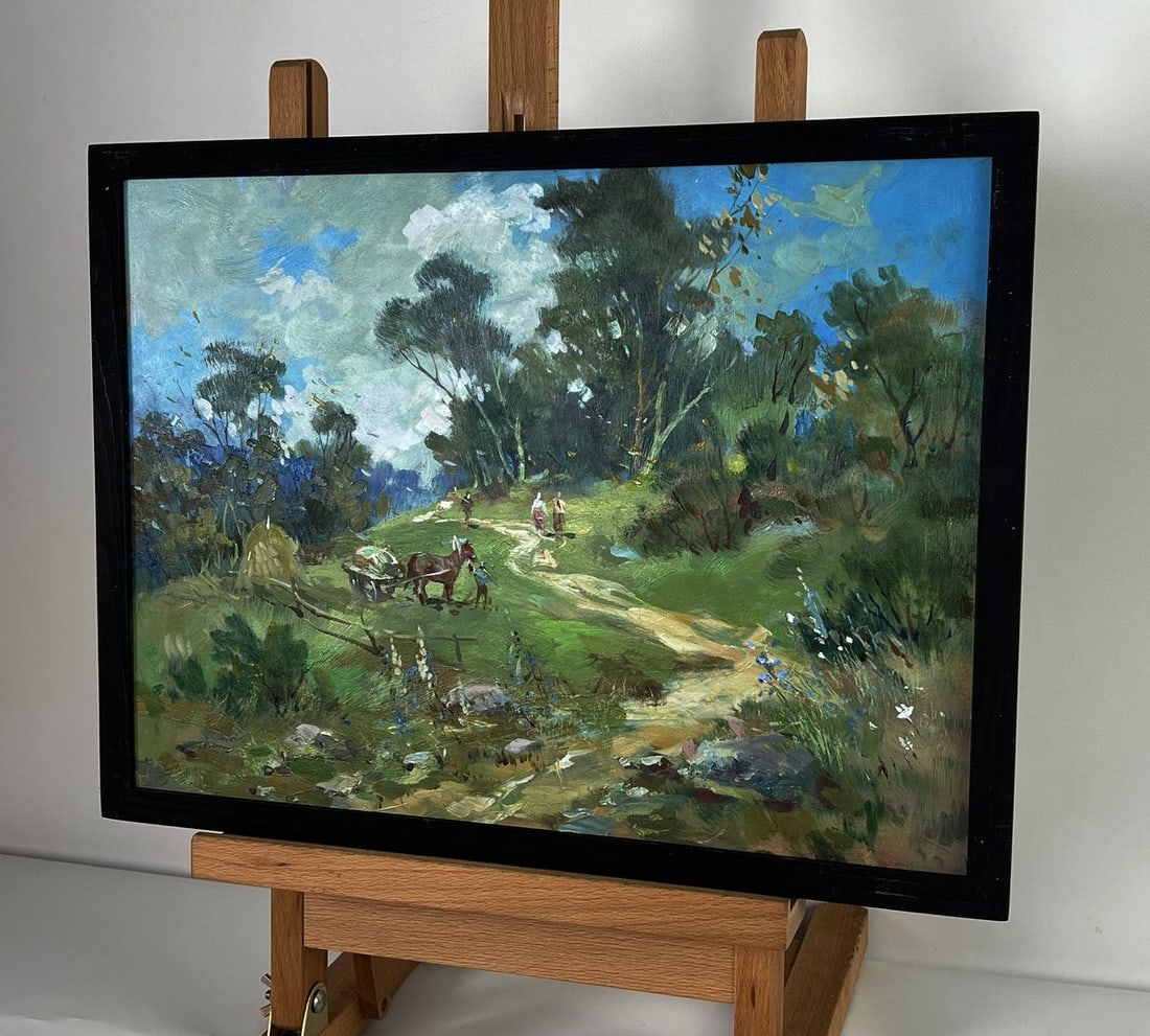 Oil painting Summer day in the forest Yuriy Suprunchuk - 2
