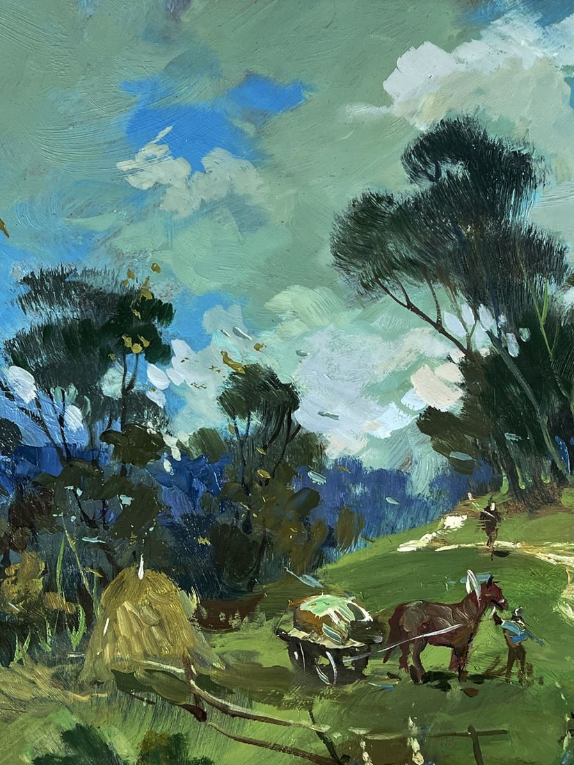 Oil painting Summer day in the forest Yuriy Suprunchuk - 4