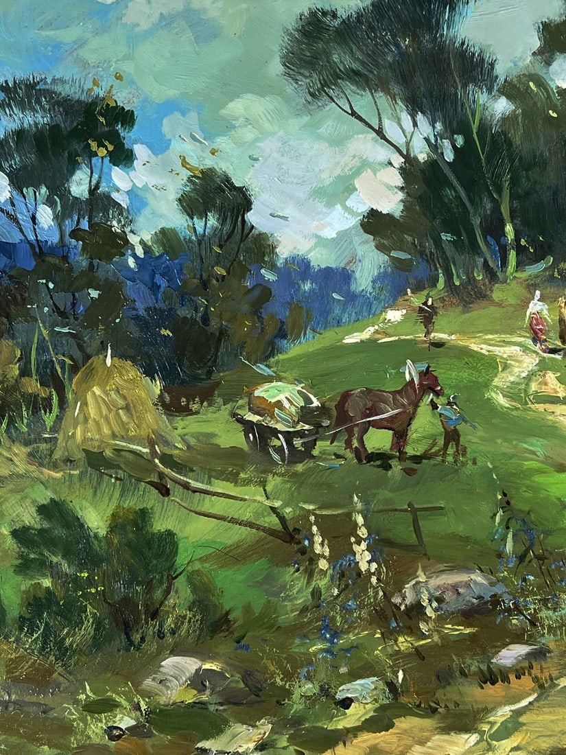 Oil painting Summer day in the forest Yuriy Suprunchuk - 5