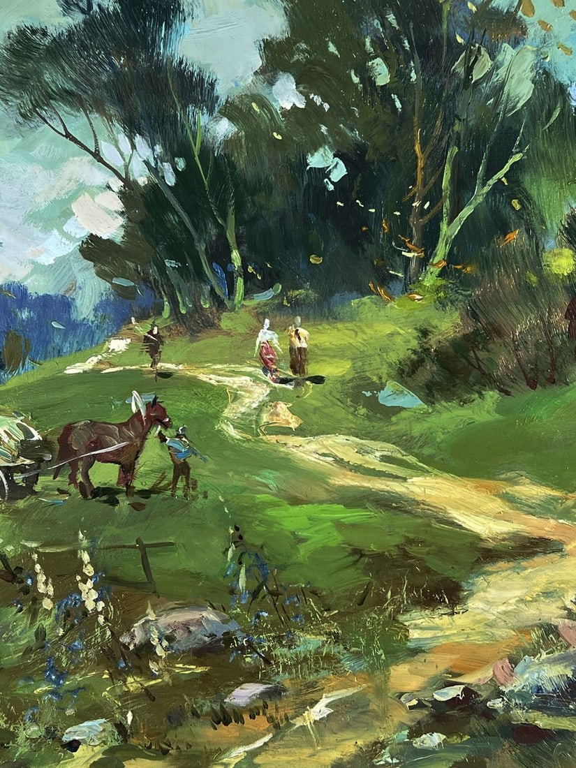 Oil painting Summer day in the forest Yuriy Suprunchuk - 7