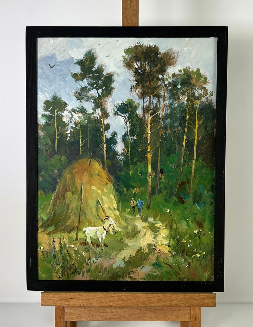 Oil painting The road to the forest Yuriy Suprunchuk: Title: Oil painting The road to the forest Yuriy Suprunchuk Description: No.AAA6112 *** ABOUT THIS PAINTING *** * TITLE: "The road to the forest" * ARTISTS: Yuriy Suprunchuk * SIZE: 40x30