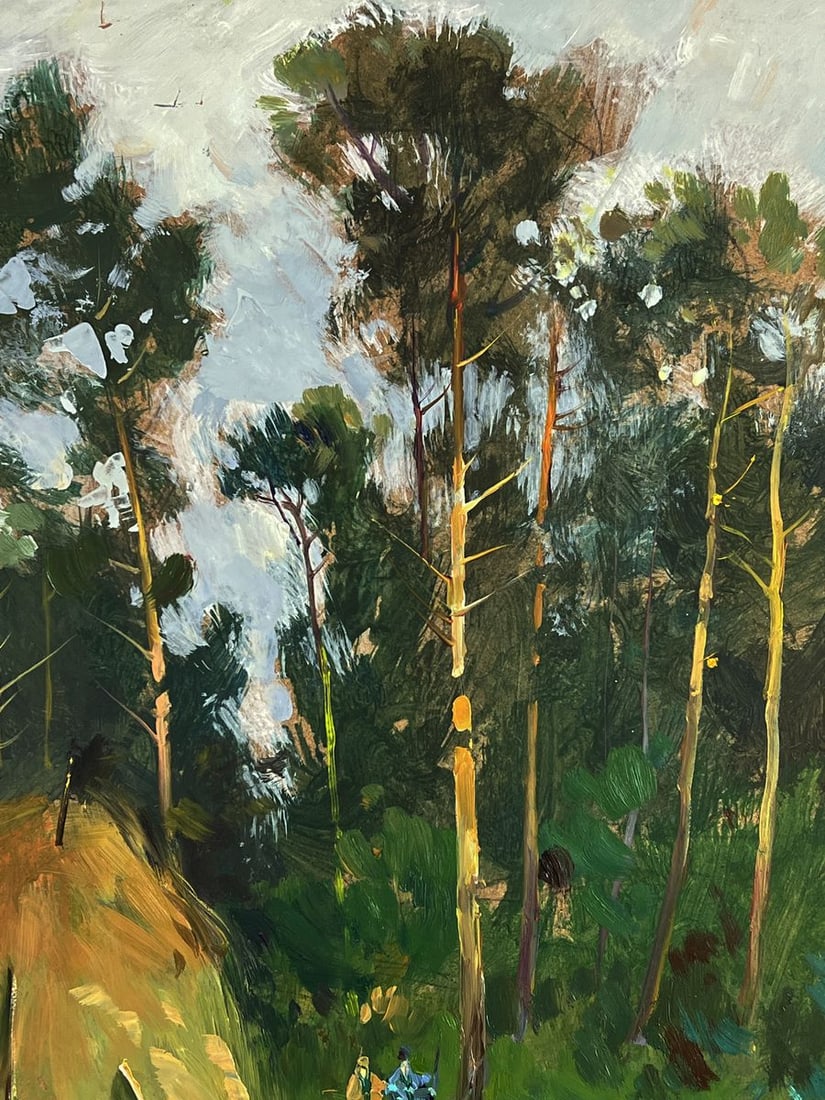 Oil painting The road to the forest Yuriy Suprunchuk - 5