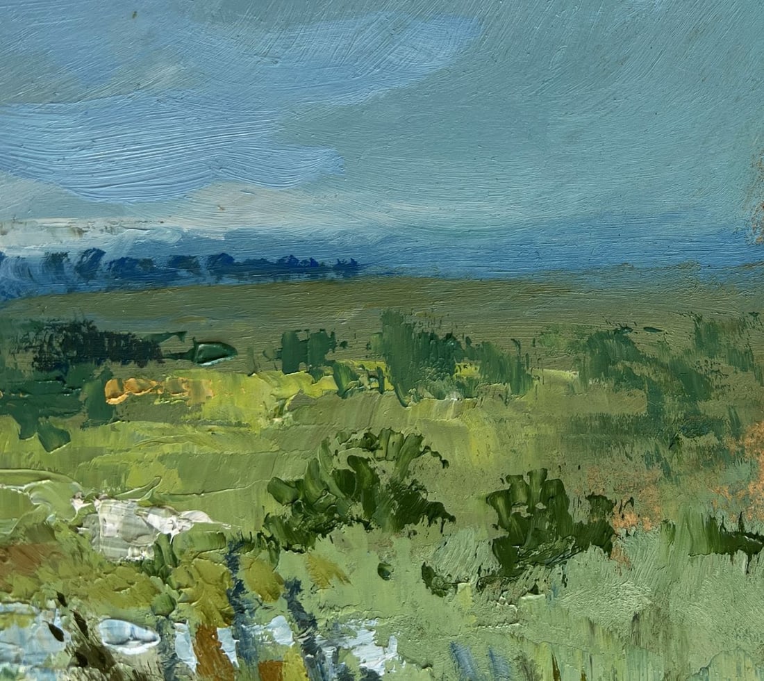 Oil painting On the summer flower meadows Yuriy Suprunchuk - 5