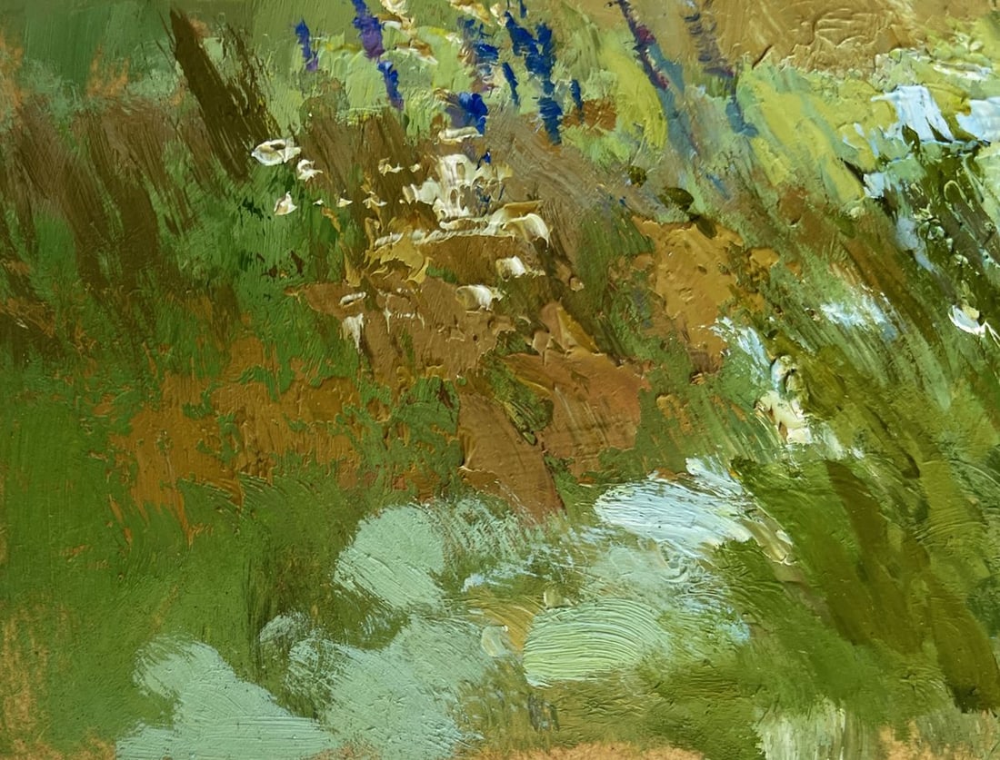 Oil painting On the summer flower meadows Yuriy Suprunchuk - 7