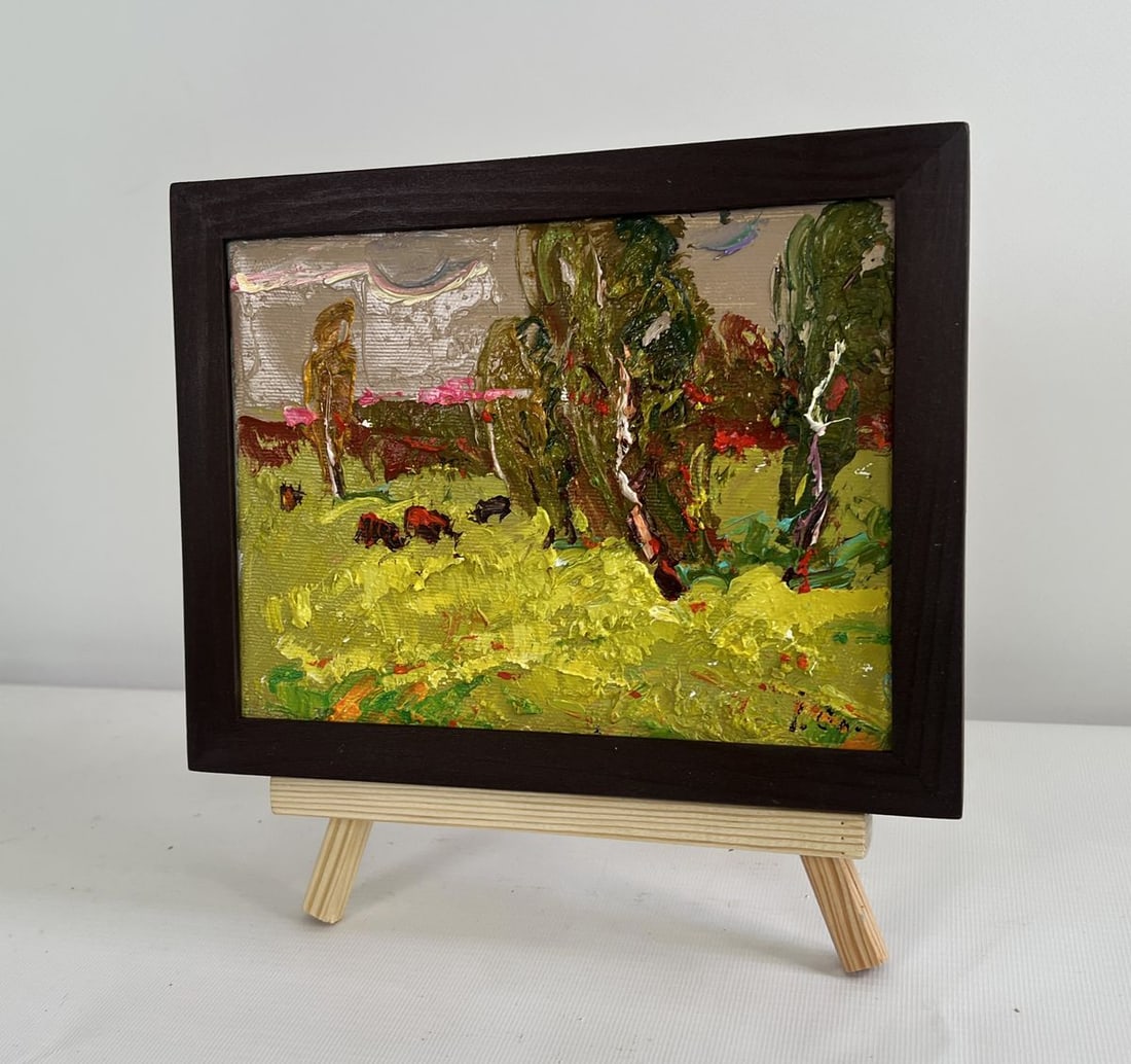 Oil painting Juicy summer meadows Alex Kalenyuk - 2