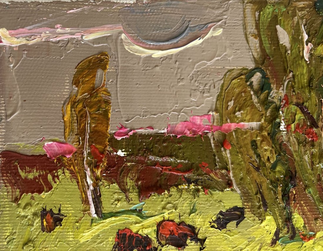 Oil painting Juicy summer meadows Alex Kalenyuk - 6