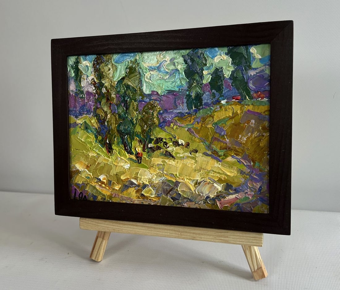 Oil painting Walking through the valley Alex Kalenyuk - 2