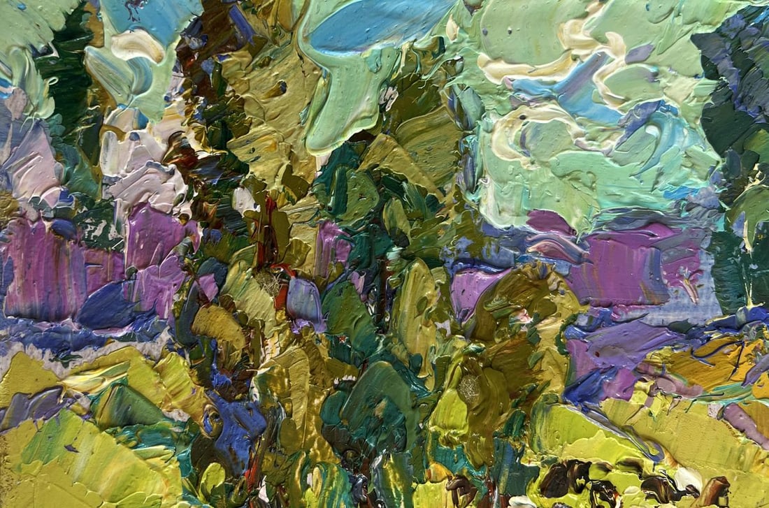 Oil painting Walking through the valley Alex Kalenyuk - 6