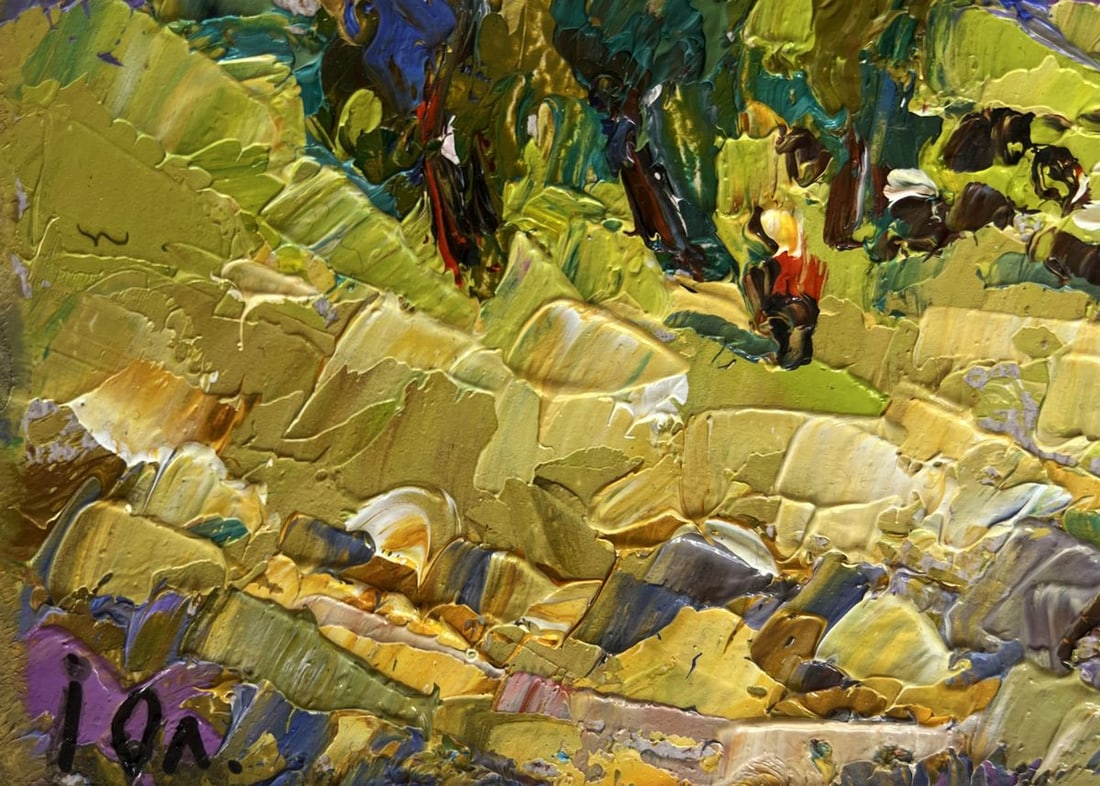 Oil painting Walking through the valley Alex Kalenyuk - 7