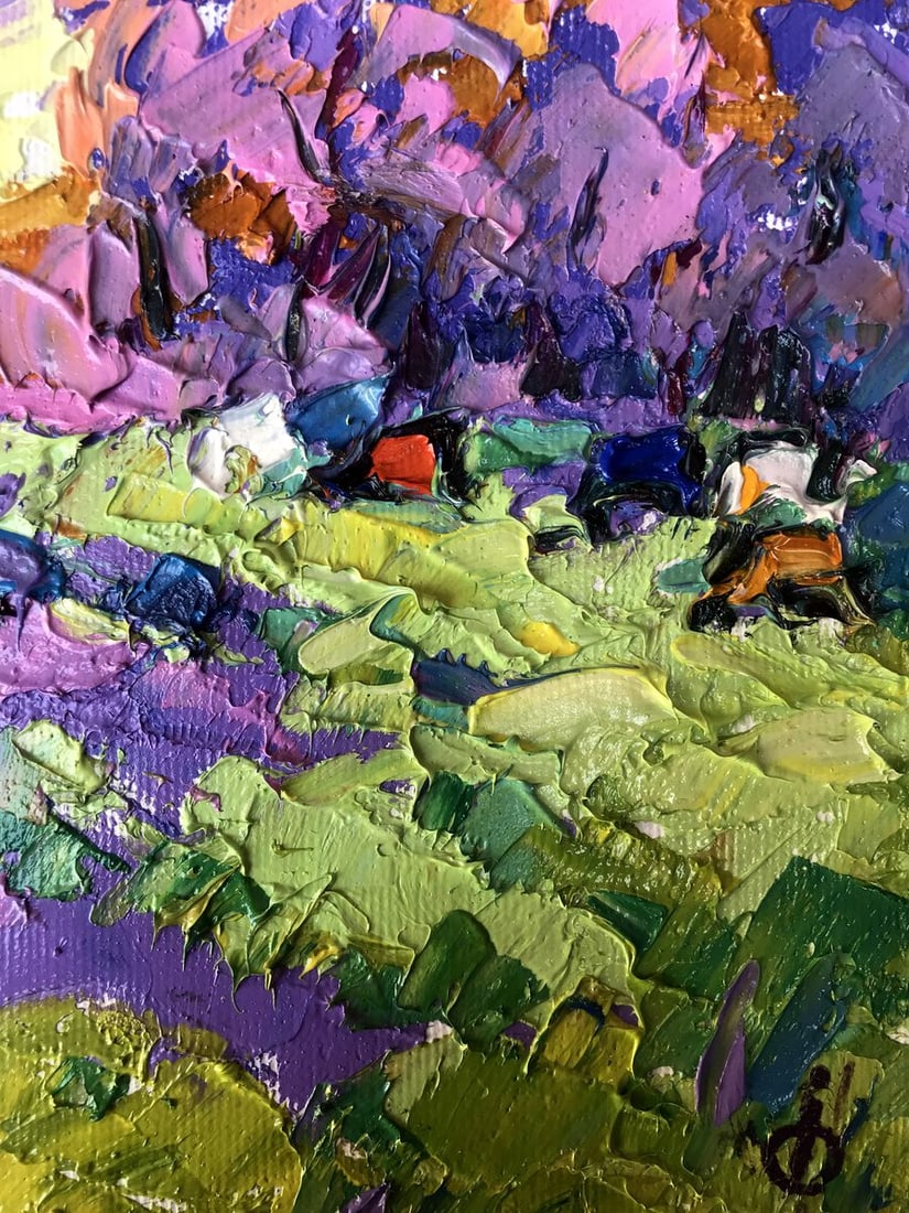 Oil painting Juicy meadows Alex Kalenyuk - 11
