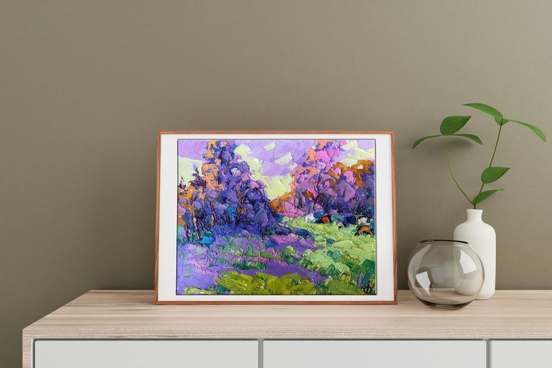 Oil painting Juicy meadows Alex Kalenyuk - 2
