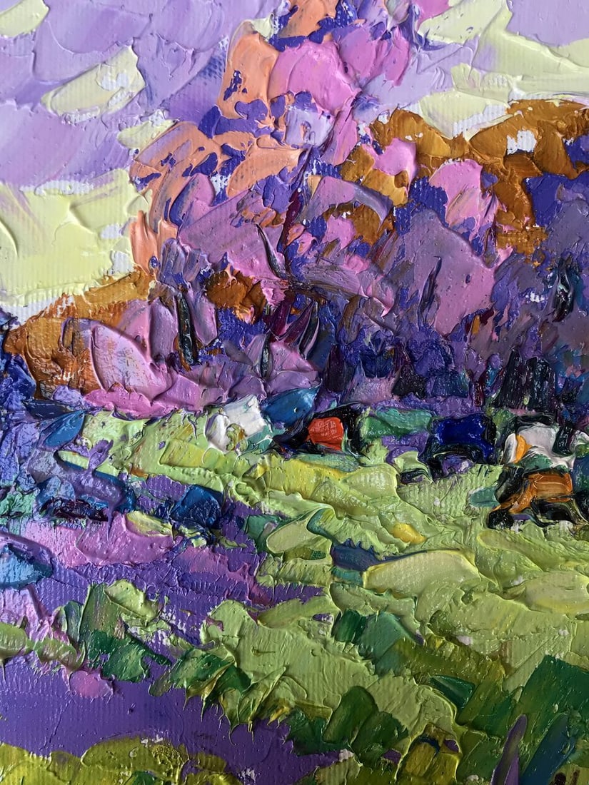 Oil painting Juicy meadows Alex Kalenyuk - 8
