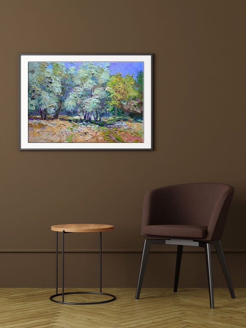 Oil painting Between the willows Serdyuk Boris Petrovich - 2