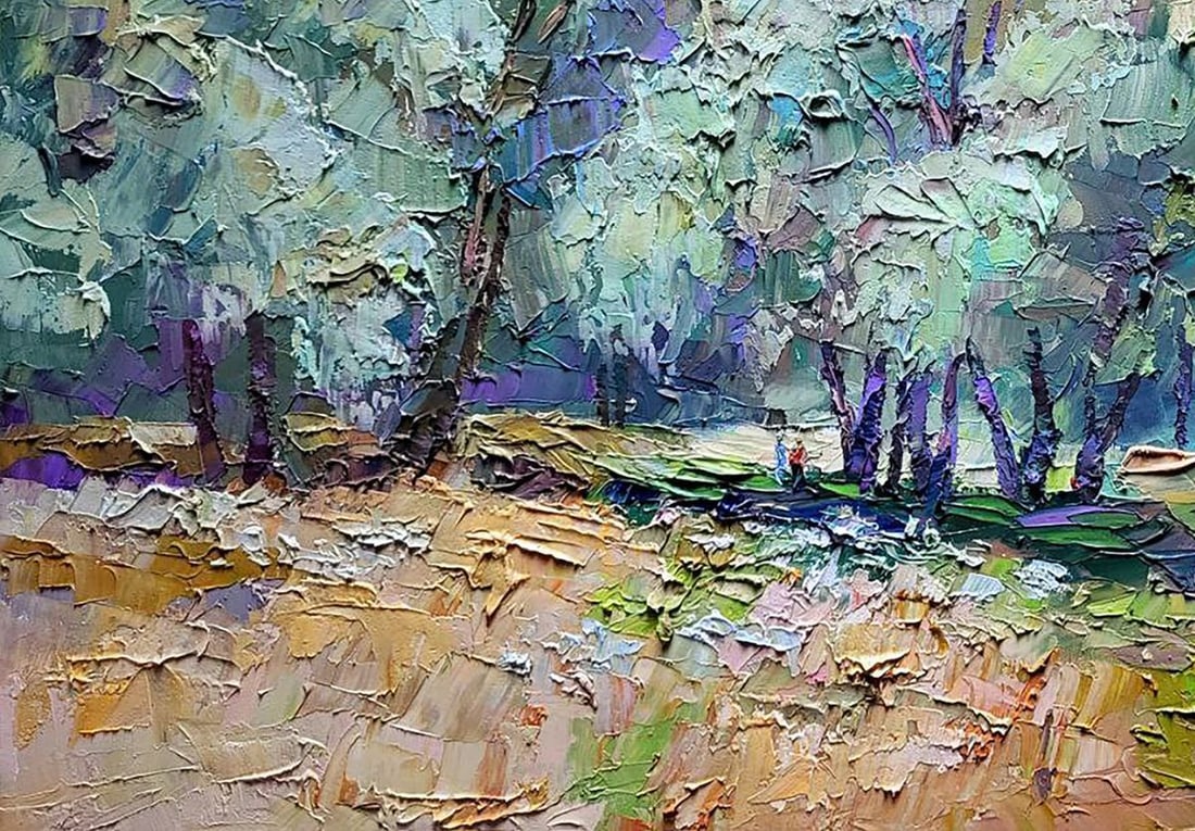 Oil painting Between the willows Serdyuk Boris Petrovich - 4