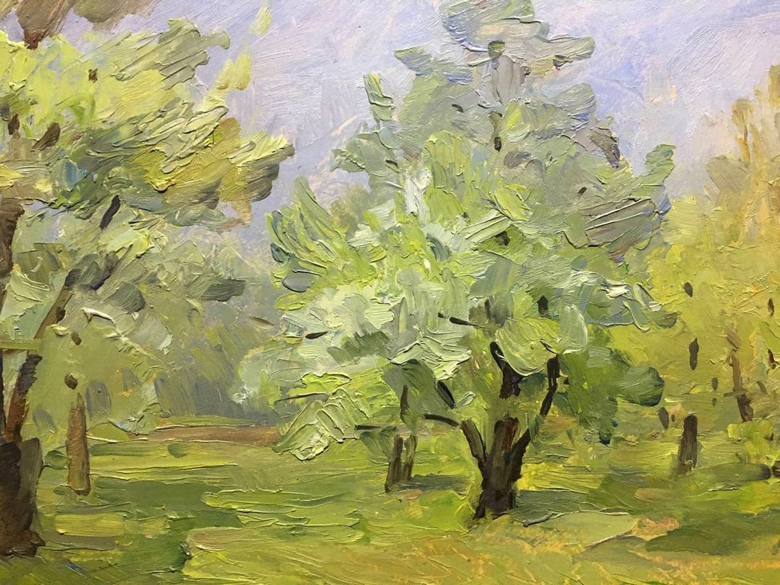 Oil painting Summer landscape Bloshenko Anatoly Mikhailovich - 6