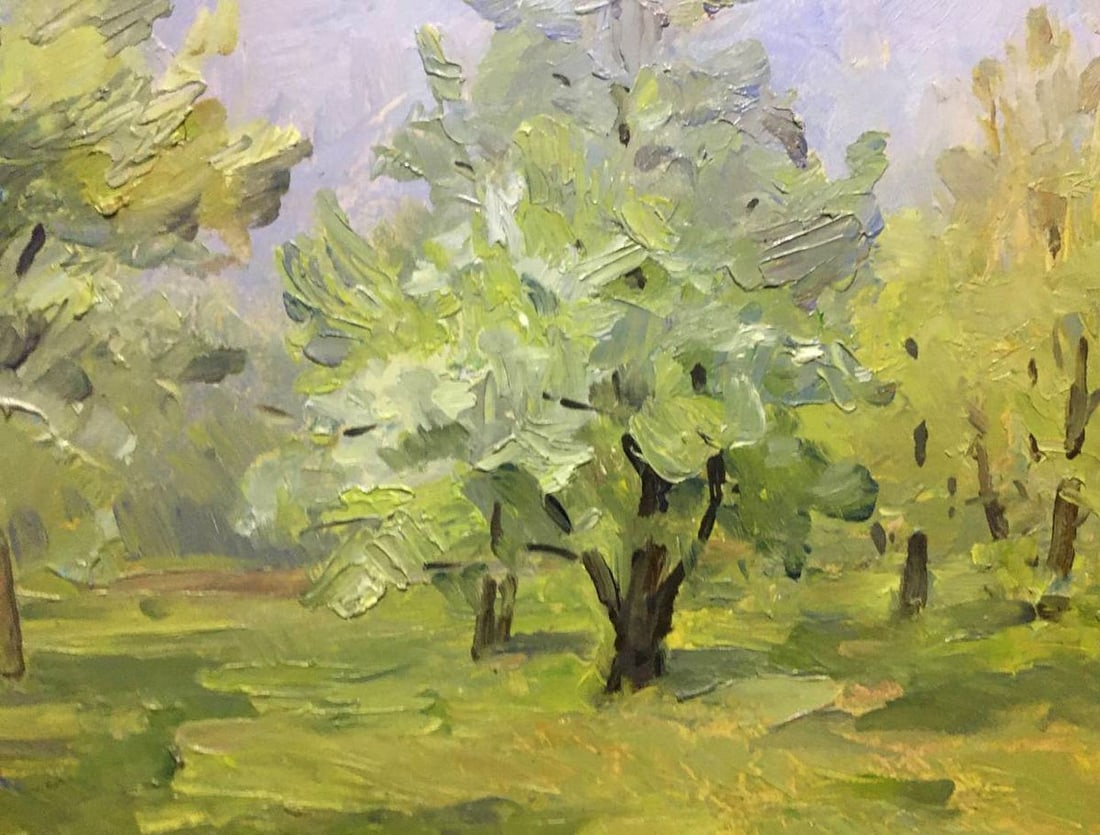 Oil painting Summer landscape Bloshenko Anatoly Mikhailovich - 7
