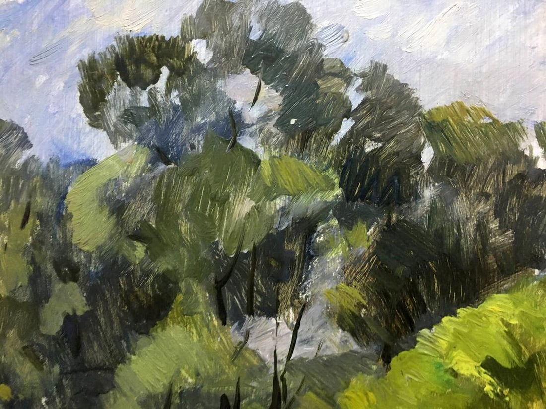 Oil painting Windy day Bloshenko Anatoly Mikhailovich - 4