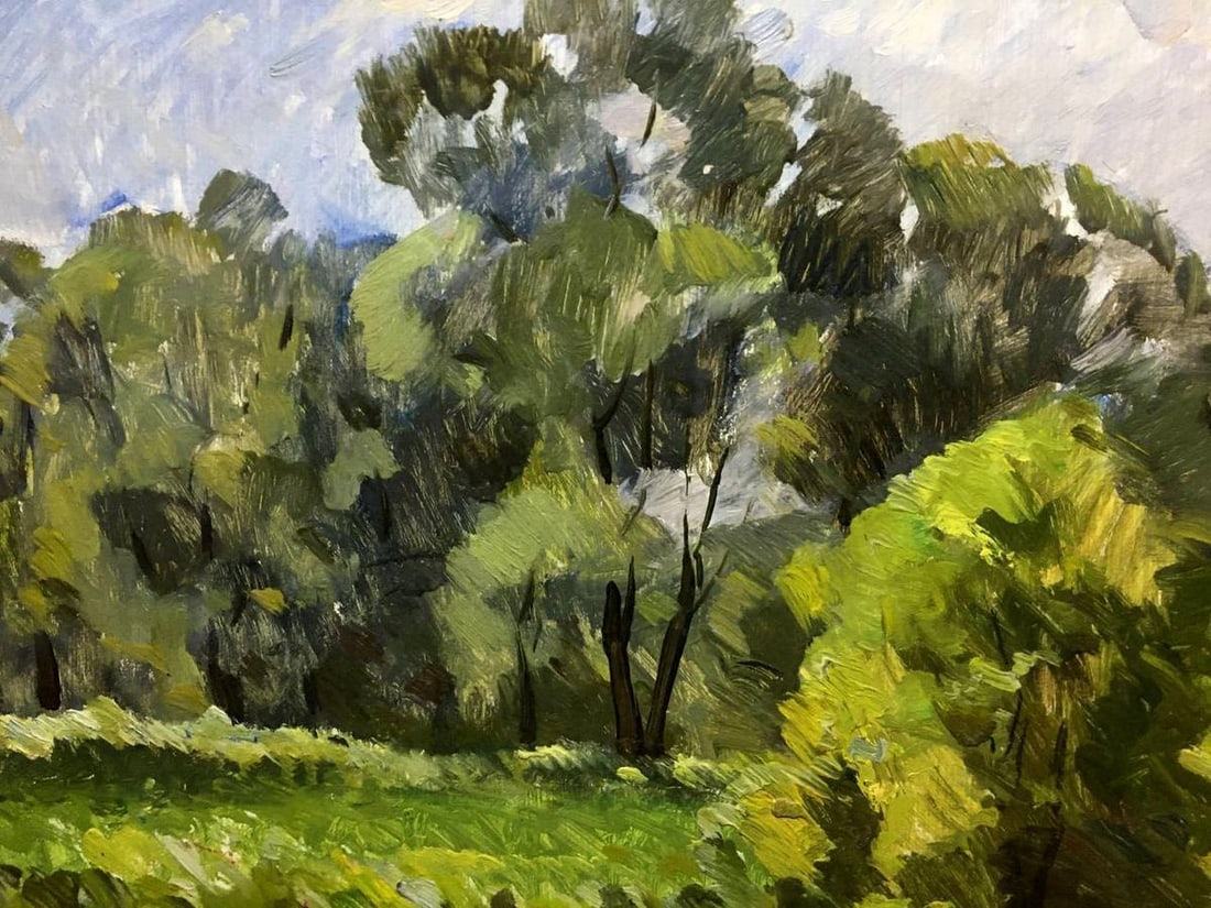 Oil painting Windy day Bloshenko Anatoly Mikhailovich - 8