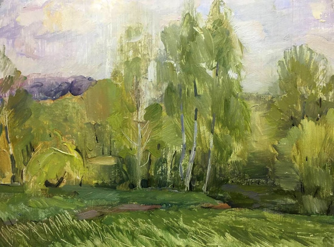 Oil painting The first rays of the sun Bloshenko Anatoly Mikhailovich (1 of 9)