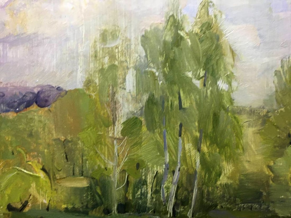 Oil painting The first rays of the sun Bloshenko Anatoly Mikhailovich - 3