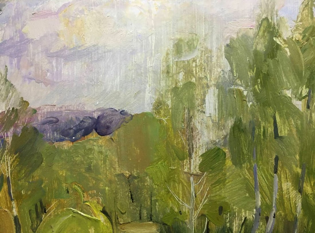 Oil painting The first rays of the sun Bloshenko Anatoly Mikhailovich - 4