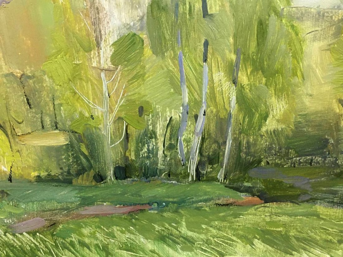 Oil painting The first rays of the sun Bloshenko Anatoly Mikhailovich - 7
