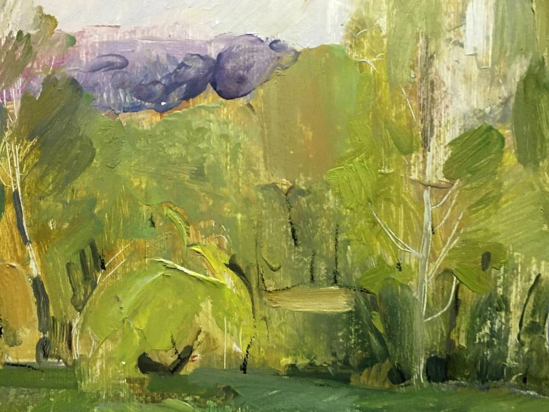 Oil painting The first rays of the sun Bloshenko Anatoly Mikhailovich - 8