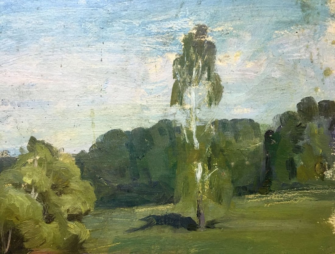 Oil painting Summer landscape Khrustalenko Nikolay Alexandrovich - 7