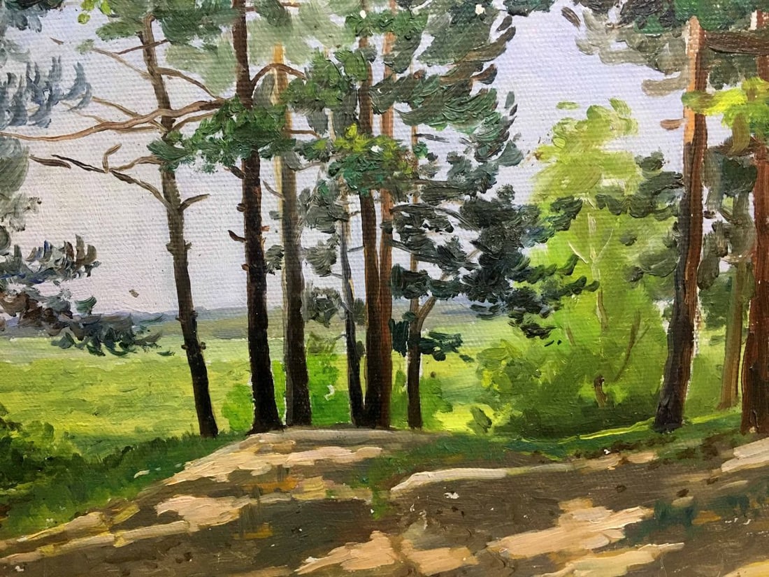 Summer nature oil painting - 2